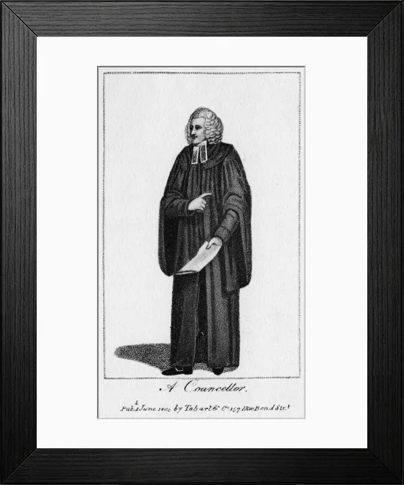Framed Print : A BARRISTER / 1805 Framed Print : A BARRISTER / 1805