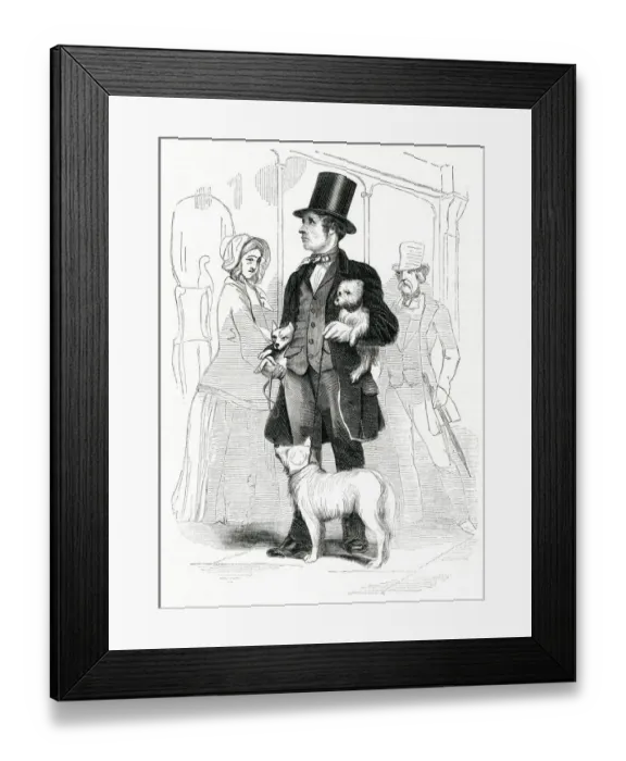 Framed Print : DOG-SELLER 1852 Framed Print : DOG-SELLER 1852
