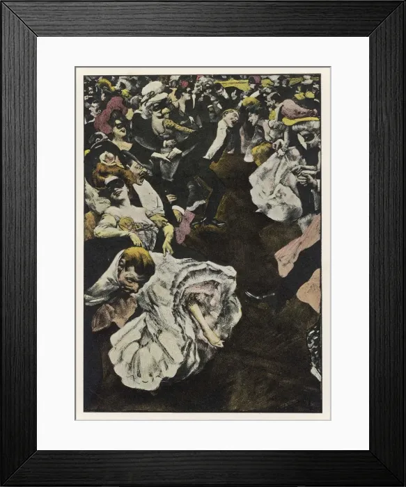 Framed Print : German Masked Ball Framed Print : German Masked Ball