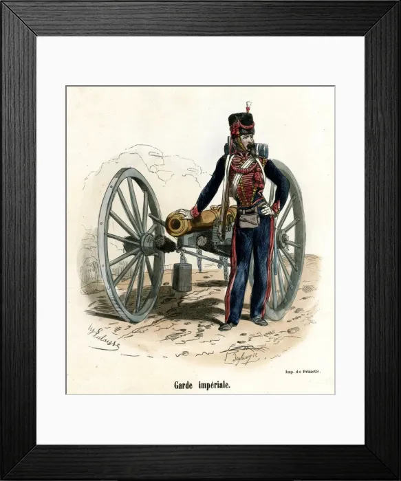 Framed Print : FRENCH ARTILLERYMAN Framed Print : FRENCH ARTILLERYMAN