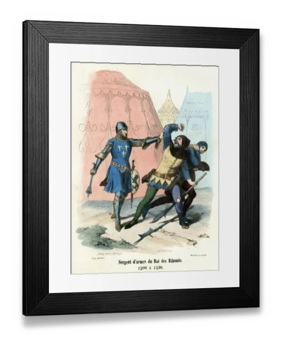 Framed Print : MILITARY / DRESS / 14TH CENT Framed Print : MILITARY / DRESS / 14TH CENT