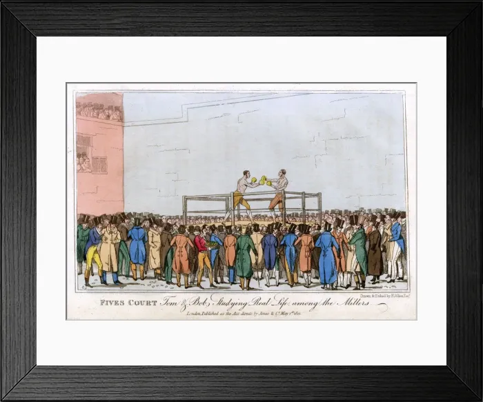 Framed Print : BOXING, 1821