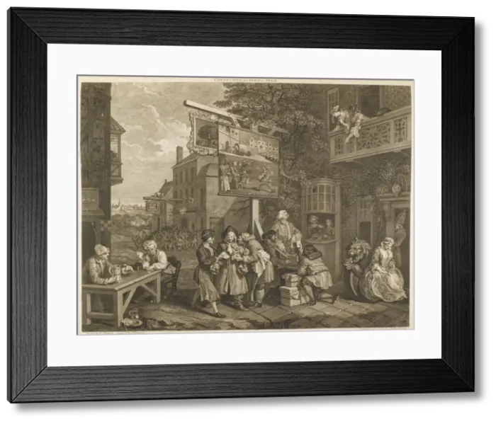 Framed Print : HOGARTH / ELECTION / B / W / (2) Framed Print : HOGARTH / ELECTION / B / W / (2)