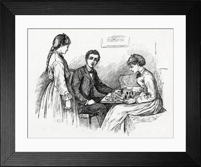 Framed Print : CHESS FOR TWO OR THREE Framed Print : CHESS FOR TWO OR THREE