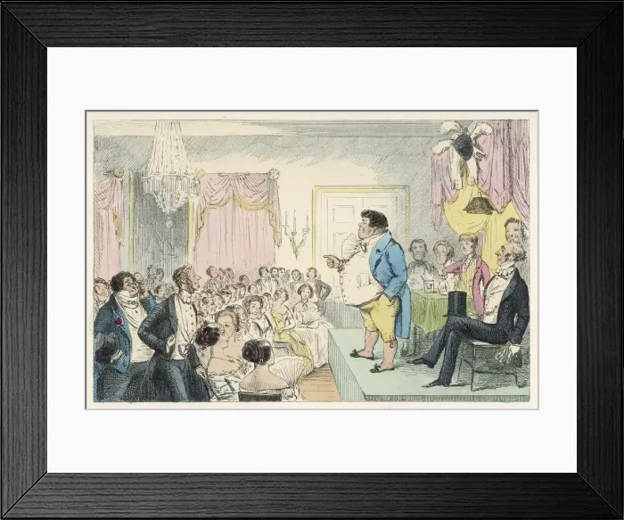 Framed Print : AN EVENING LECTURE Framed Print : AN EVENING LECTURE