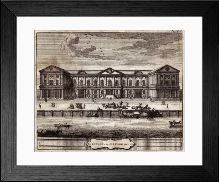 Framed Print : LONDON / CUSTOM HOUSE Framed Print : LONDON / CUSTOM HOUSE