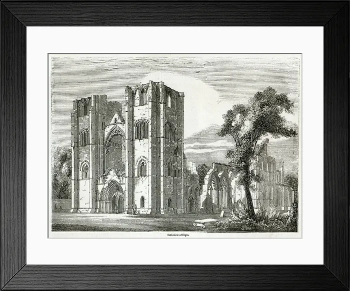 Framed Print : Elgin Cathedral Framed Print : Elgin Cathedral