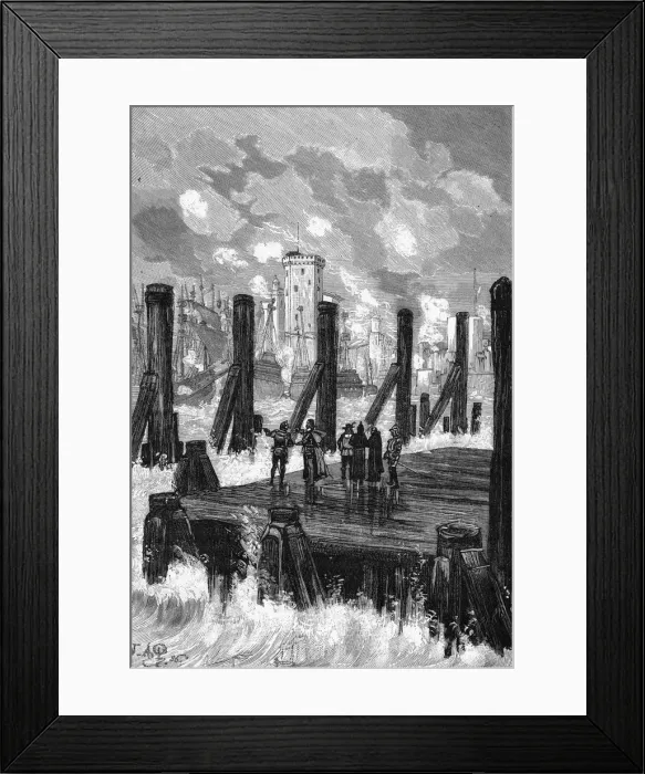 Framed Print : Siege of La Rochelle, 1628 Framed Print : Siege of La Rochelle, 1628