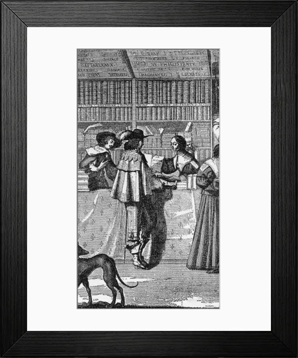 Framed Print : BOOKSHOP (C17 PARIS)