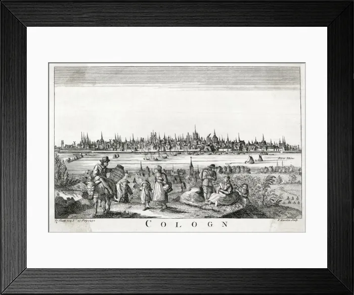 Framed Print : COLOGNE / KOLN C1700 Framed Print : COLOGNE / KOLN C1700