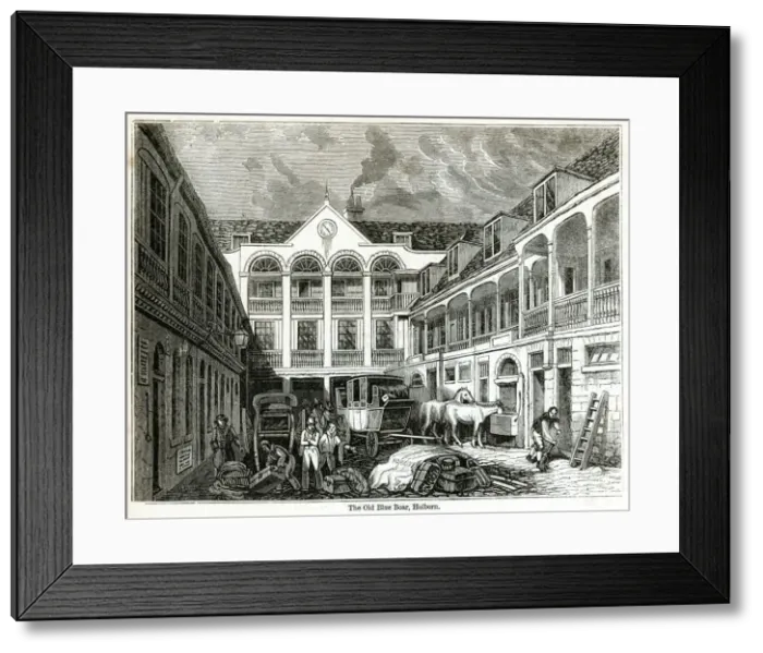 Framed Print : Old Blue Boar, Holborn Framed Print : Old Blue Boar, Holborn