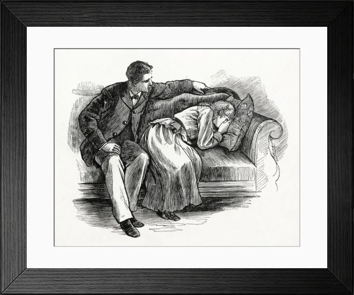 Framed Print : LITTLE WOMEN / AMY CRIES Framed Print : LITTLE WOMEN / AMY CRIES