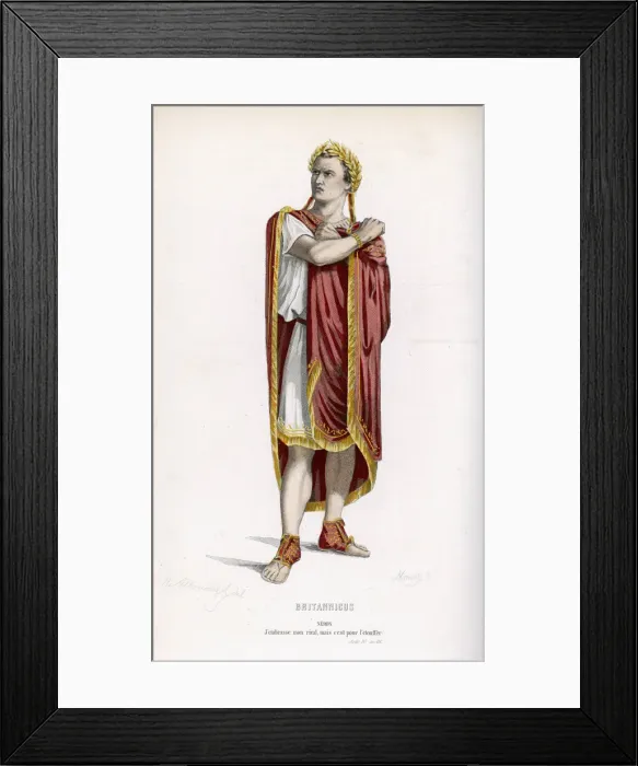 Framed Print : Racine - Nero Framed Print : Racine - Nero