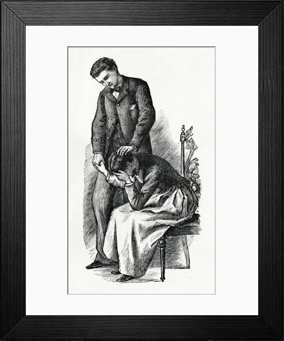Framed Print : LITTLE WOMEN / JO CRIES Framed Print : LITTLE WOMEN / JO CRIES