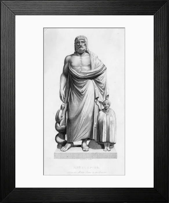 Framed Print : ASKLEPIOS - STATUE Framed Print : ASKLEPIOS - STATUE