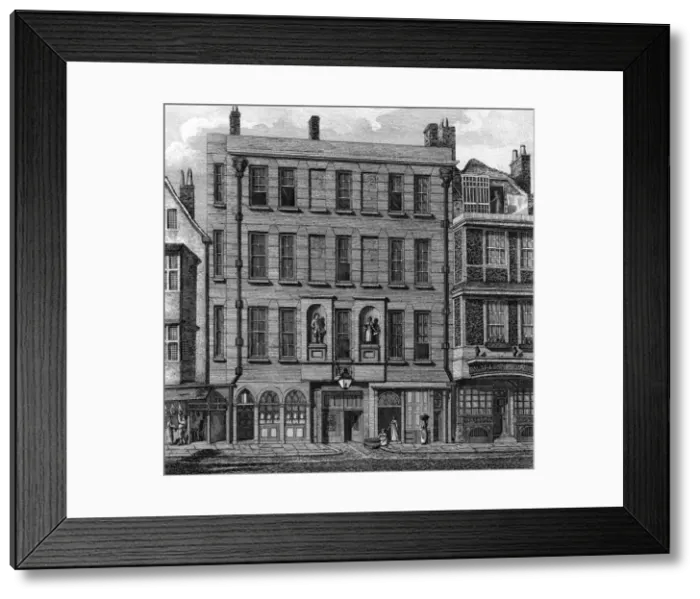 Framed Print : Bishopsgate Workhouse 1819 Framed Print : Bishopsgate Workhouse 1819