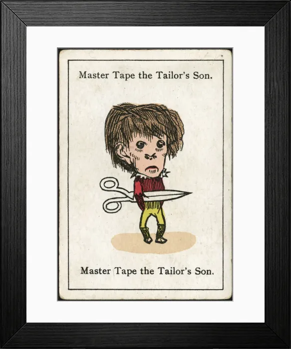 Framed Print : Mstr Tape, Tailors Son Framed Print : Mstr Tape, Tailors Son