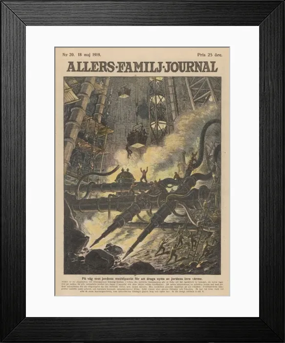 Framed Print : Tunnel Through Earth Framed Print : Tunnel Through Earth