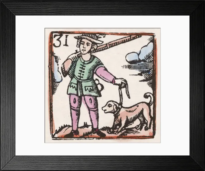 Framed Print : 17th century Hunter Framed Print : 17th century Hunter