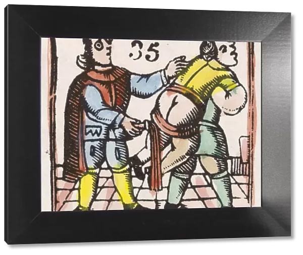 17th century Offender flogged