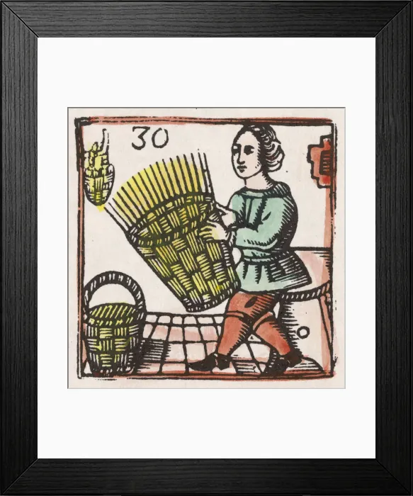 Framed Print : C17 BASKET MAKER Framed Print : C17 BASKET MAKER
