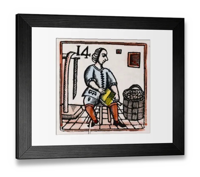 Framed Print : C17 BRUSH MAKER Framed Print : C17 BRUSH MAKER