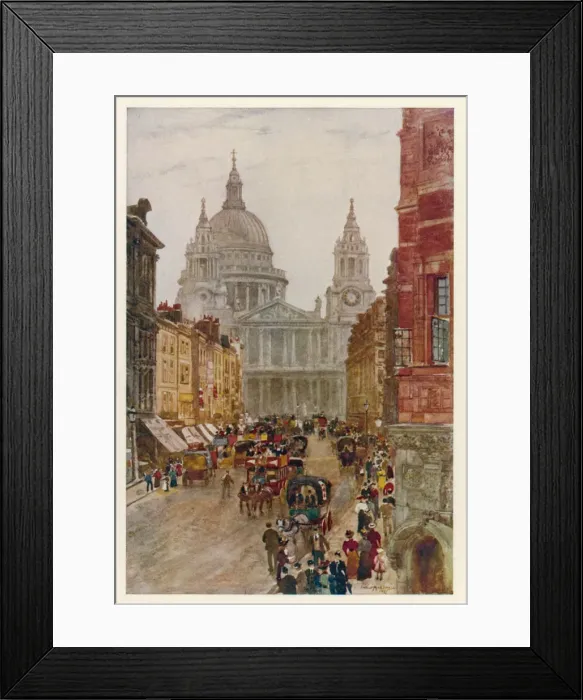 Framed Print : ST PAULS CATHEDRAL 1905 Framed Print : ST PAULS CATHEDRAL 1905