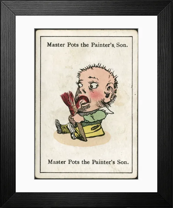 Framed Print : HAPPY FAMILIES / MSTR POTS Framed Print : HAPPY FAMILIES / MSTR POTS