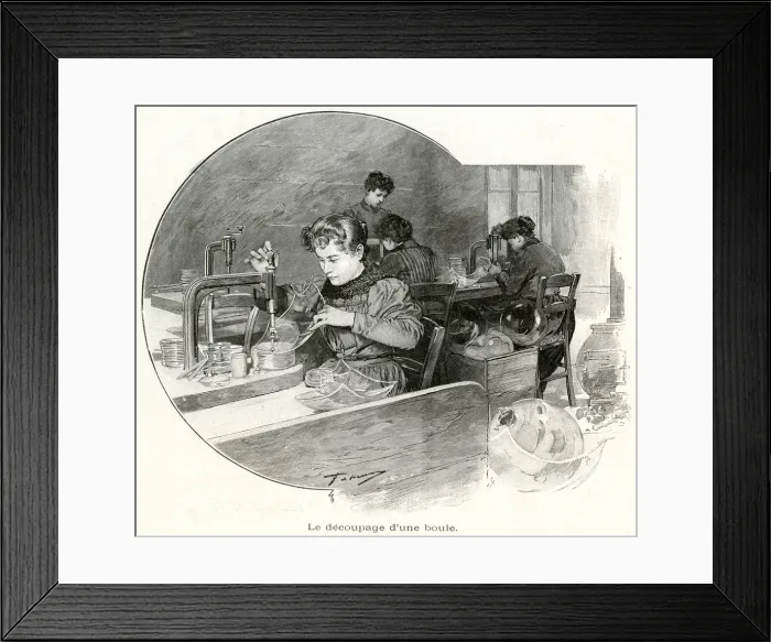 Framed Print : CUTTING A GLASS GLOBE Framed Print : CUTTING A GLASS GLOBE