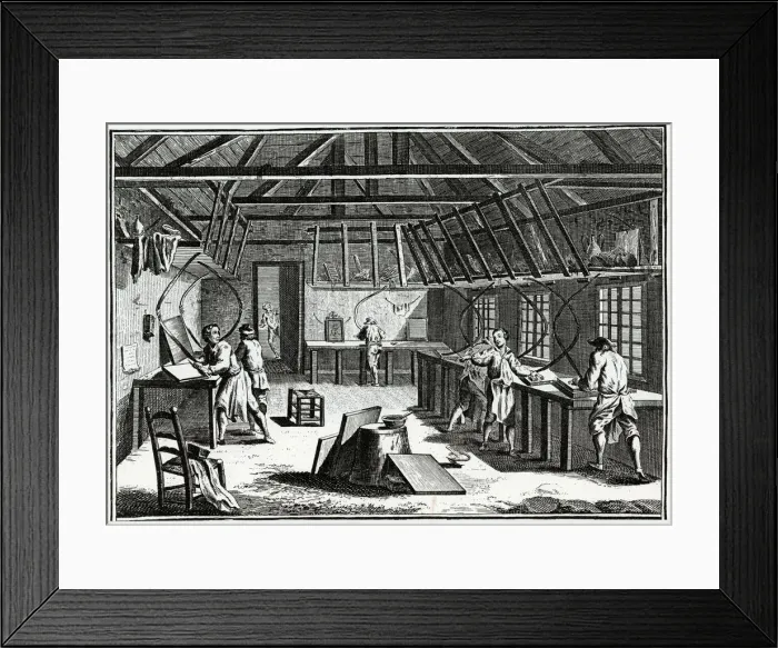 Framed Print : GLASS 18TH CENTURY 15