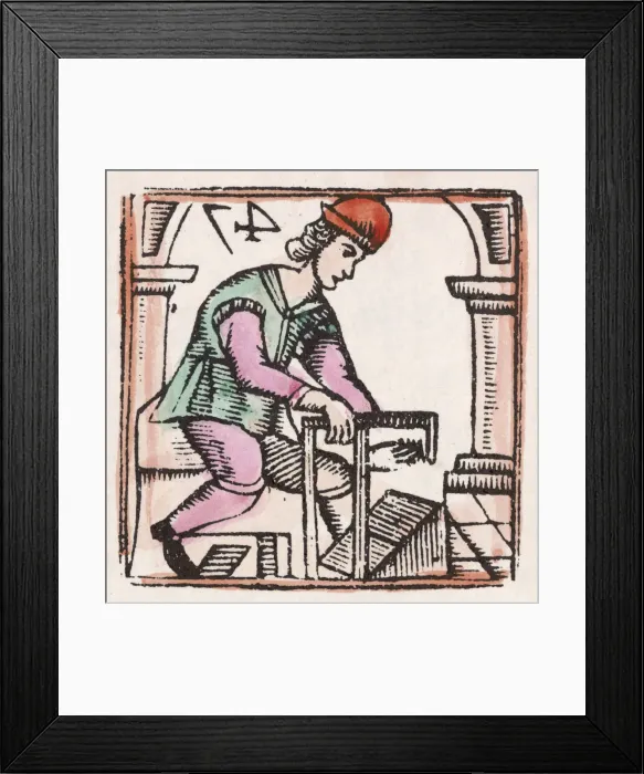Framed Print : 17th century Mason Framed Print : 17th century Mason