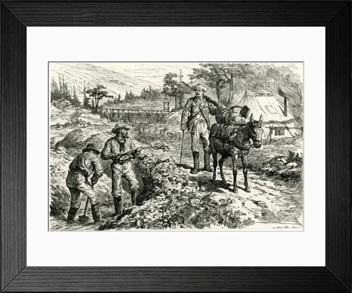 Framed Print : GOLD PROSPECTOR / COLORADO Framed Print : GOLD PROSPECTOR / COLORADO