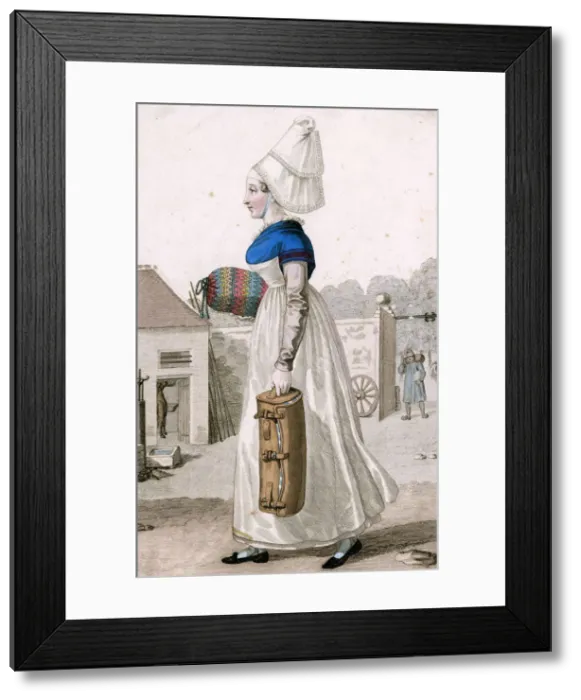 Framed Print : NORMANDIE HOTEL MAID Framed Print : NORMANDIE HOTEL MAID