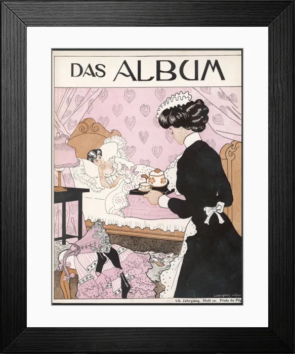 Framed Print : SERVING MORNING TEA Framed Print : SERVING MORNING TEA