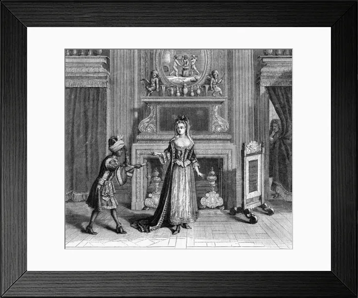 Framed Print : NEGRO SERVANT, FRANCE Framed Print : NEGRO SERVANT, FRANCE