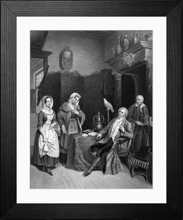 Framed Print : THE NEW SERVANT Framed Print : THE NEW SERVANT