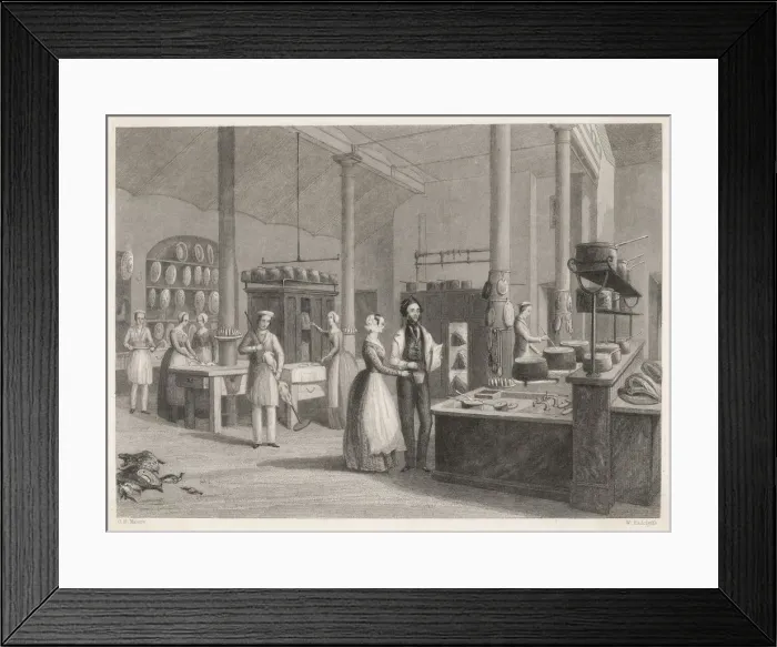 Framed Print : REFORM CLUB KITCHEN Framed Print : REFORM CLUB KITCHEN