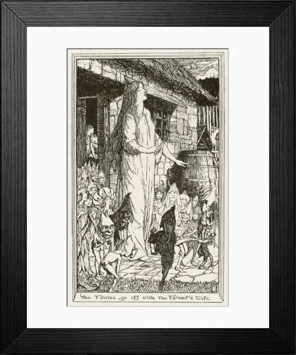 Framed Print : THE FAIRY NURSE Framed Print : THE FAIRY NURSE