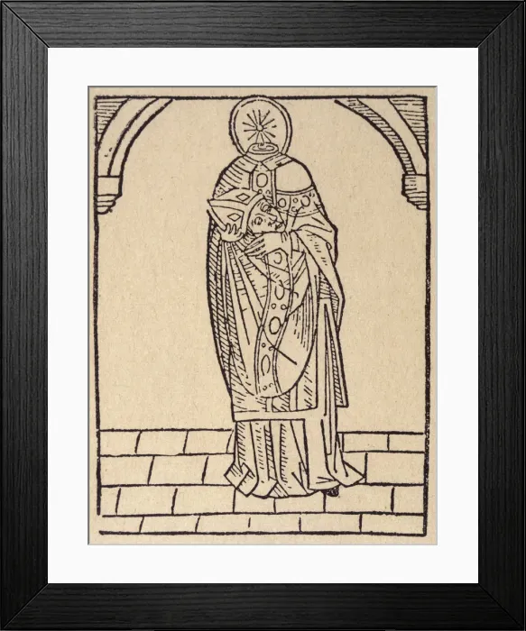 Framed Print : SAINT DENIS / VORAGINE Framed Print : SAINT DENIS / VORAGINE