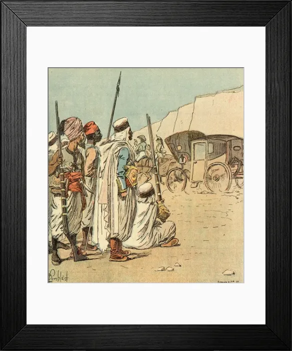 Framed Print : HIS CARRIAGE IN EGYPT Framed Print : HIS CARRIAGE IN EGYPT