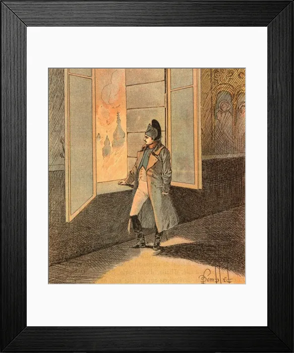 Framed Print : WATCHING MOSCOW BURN Framed Print : WATCHING MOSCOW BURN