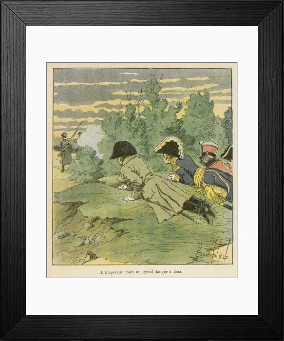 Framed Print : IN DANGER AT JENA Framed Print : IN DANGER AT JENA