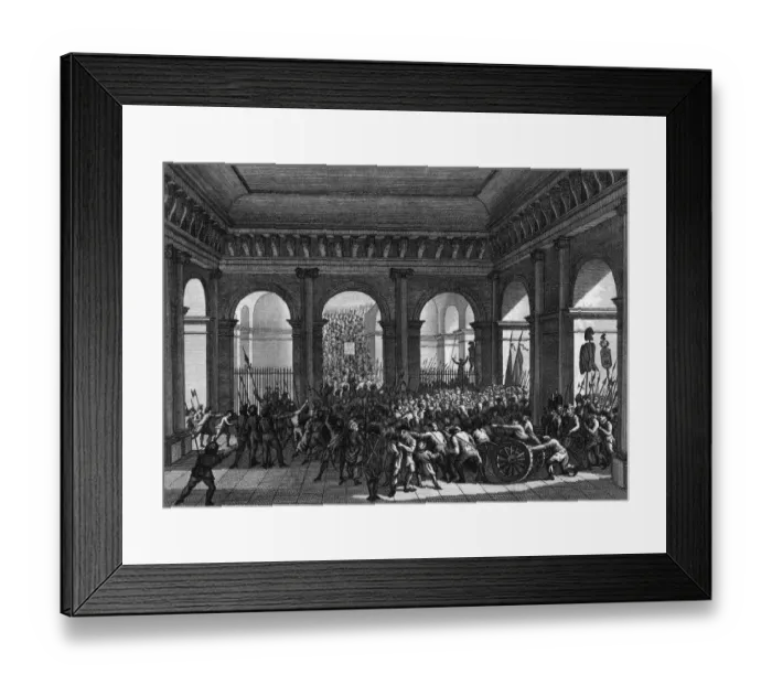 Framed Print : CITIZENS IN TUILERIES Framed Print : CITIZENS IN TUILERIES