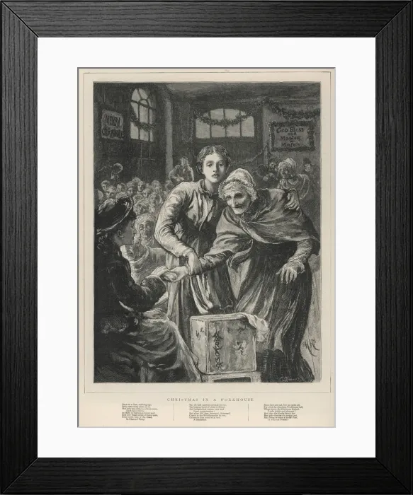 Framed Print : WORKHOUSE XMAS Framed Print : WORKHOUSE XMAS