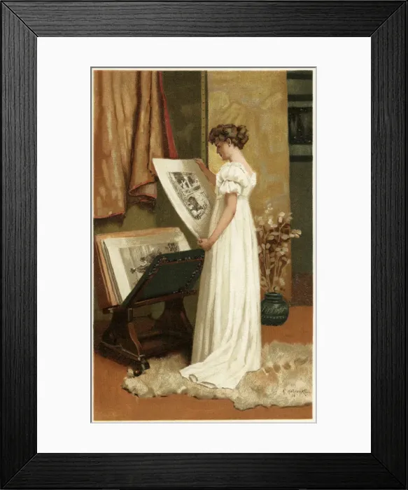 Framed Print : ART / COLLECTING / LADY 1901 Framed Print : ART / COLLECTING / LADY 1901