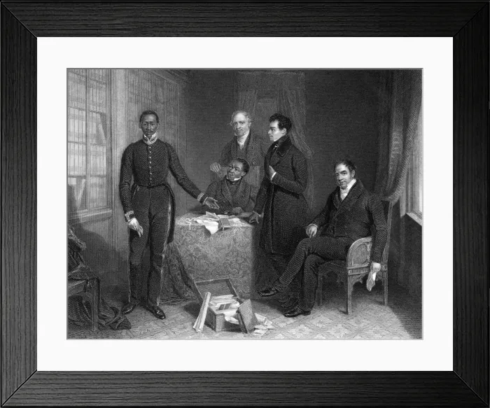 Framed Print : COLONIALISM / DURBAN 1837 Framed Print : COLONIALISM / DURBAN 1837