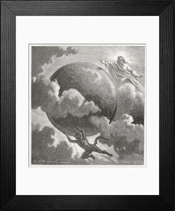 Framed Print : Good and Evil Everywhere Framed Print : Good and Evil Everywhere