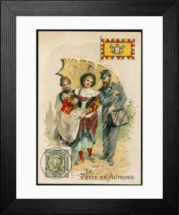 Framed Print : Austrian Postman Framed Print : Austrian Postman