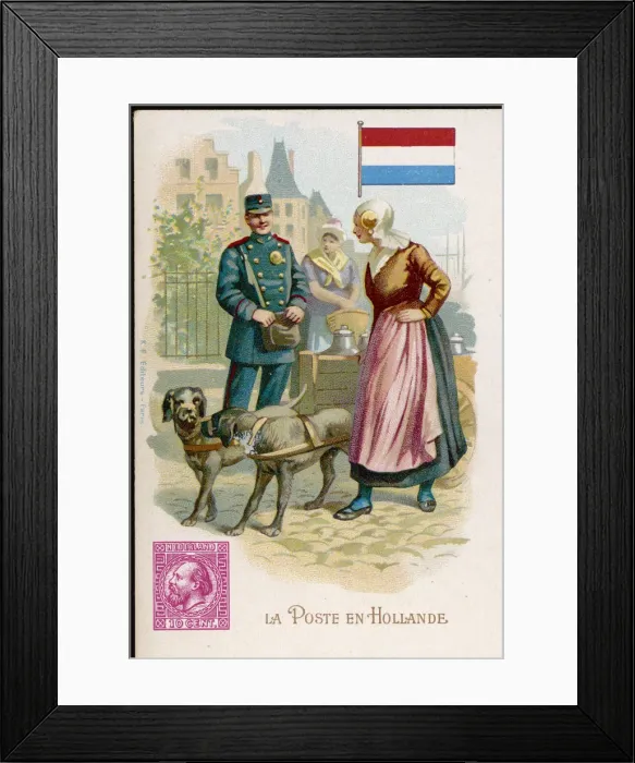 Framed Print : Netherlands Postman Framed Print : Netherlands Postman