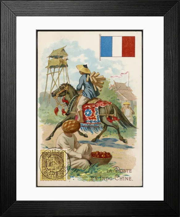 Framed Print : Vietnamese Postman Framed Print : Vietnamese Postman